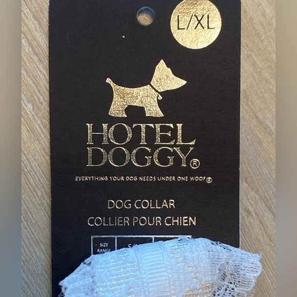 🐦⬛Host Pick🐦⬛Hotel Doggy White flower and lace collar - Picture 2 of 5